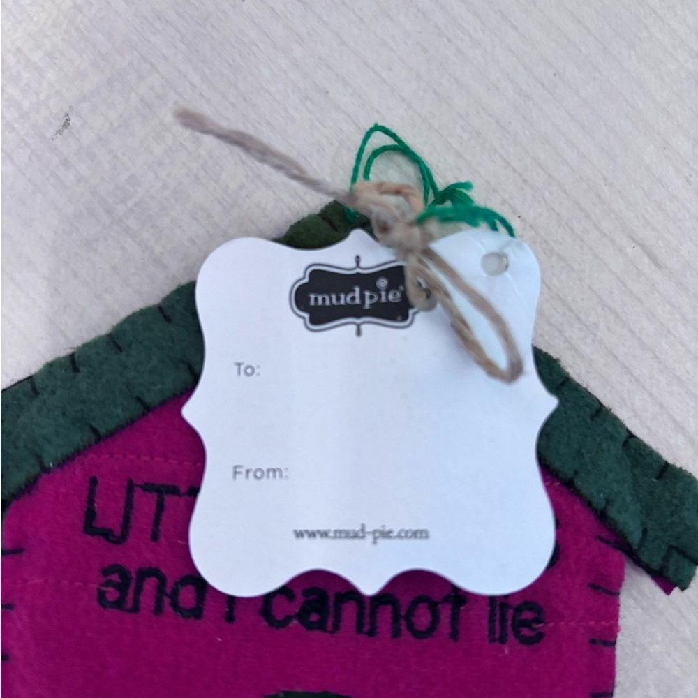 Mud Pie dog house fabric ornament - Picture 4 of 5